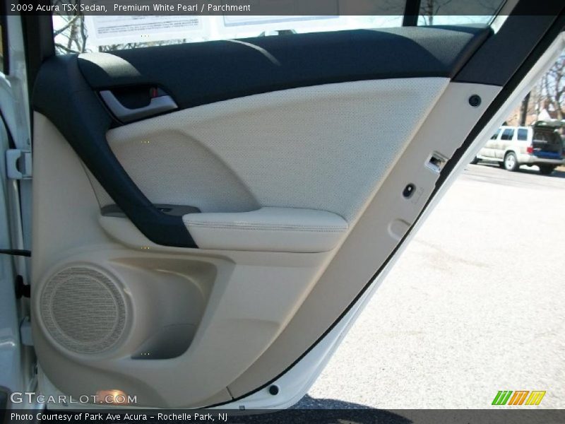 Premium White Pearl / Parchment 2009 Acura TSX Sedan