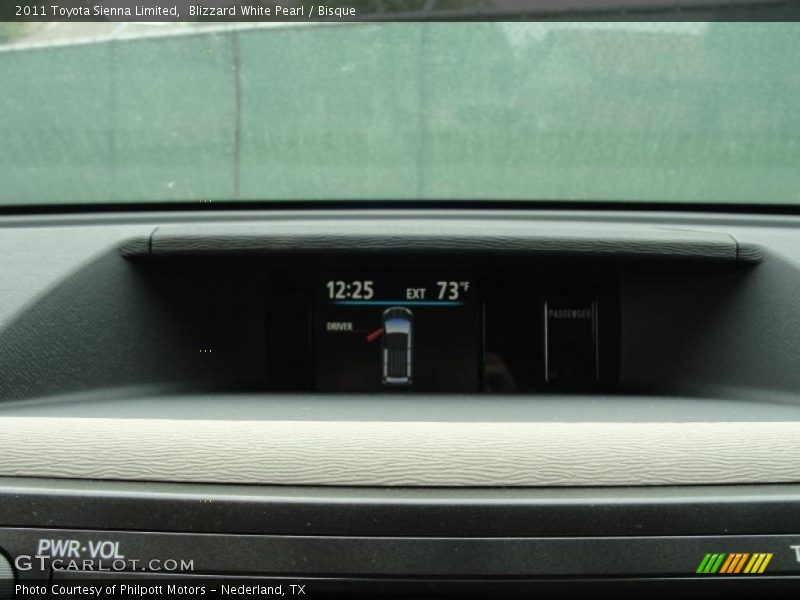 Blizzard White Pearl / Bisque 2011 Toyota Sienna Limited