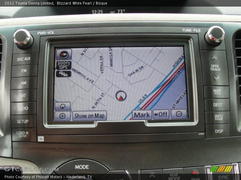 Blizzard White Pearl / Bisque 2011 Toyota Sienna Limited