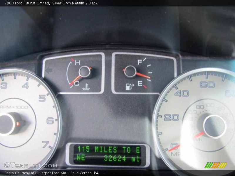 Silver Birch Metallic / Black 2008 Ford Taurus Limited