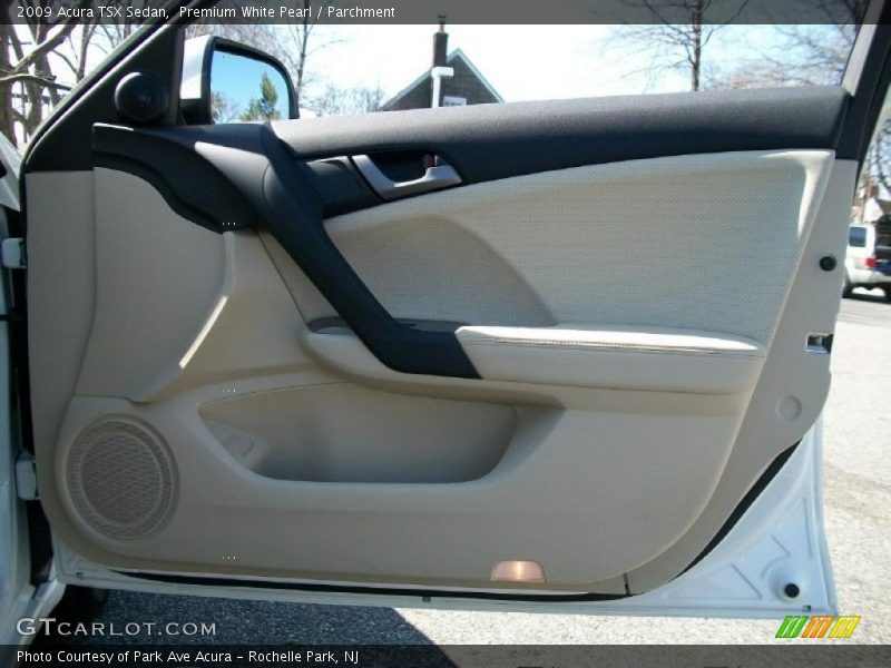 Premium White Pearl / Parchment 2009 Acura TSX Sedan