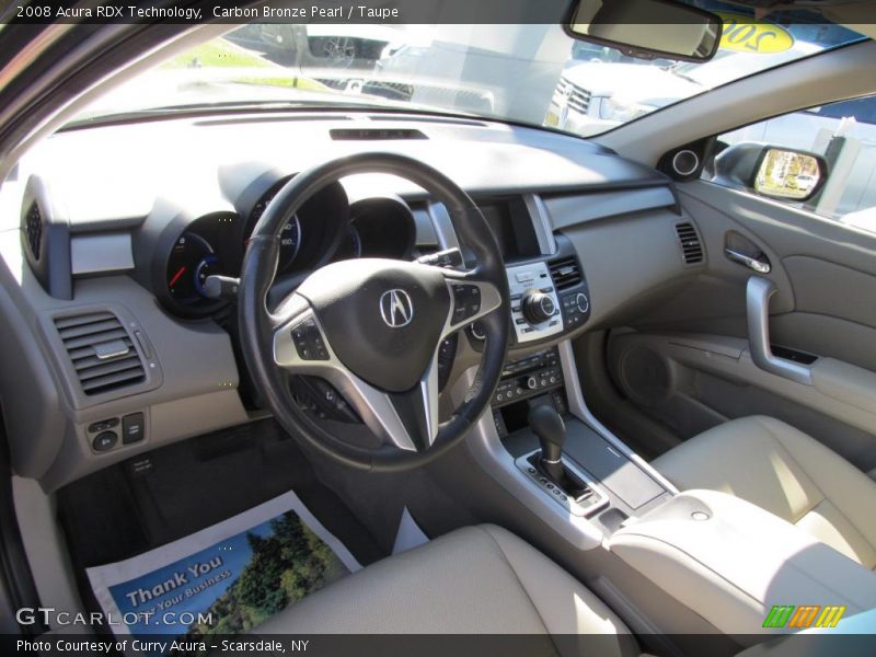 Carbon Bronze Pearl / Taupe 2008 Acura RDX Technology