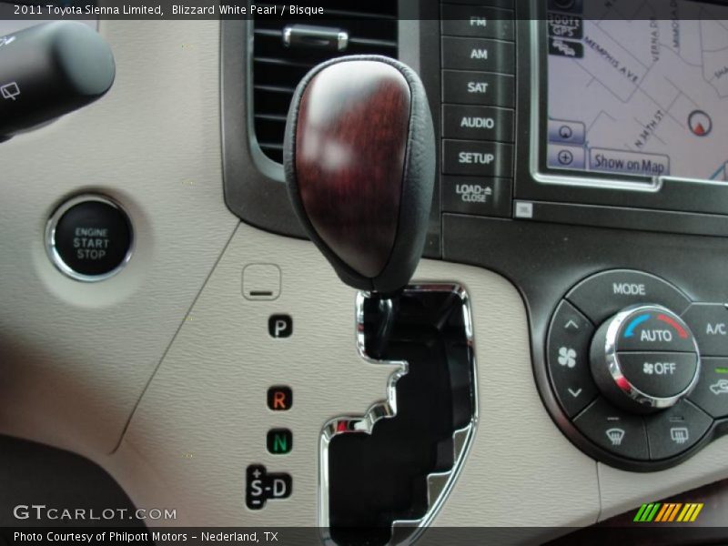 Blizzard White Pearl / Bisque 2011 Toyota Sienna Limited