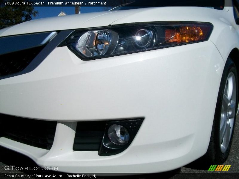 Premium White Pearl / Parchment 2009 Acura TSX Sedan
