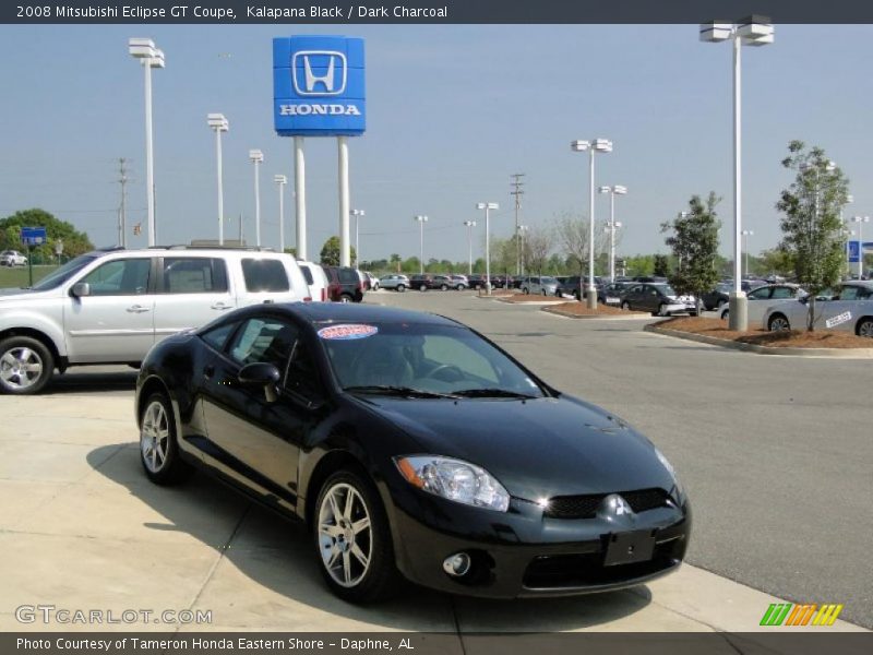 Kalapana Black / Dark Charcoal 2008 Mitsubishi Eclipse GT Coupe