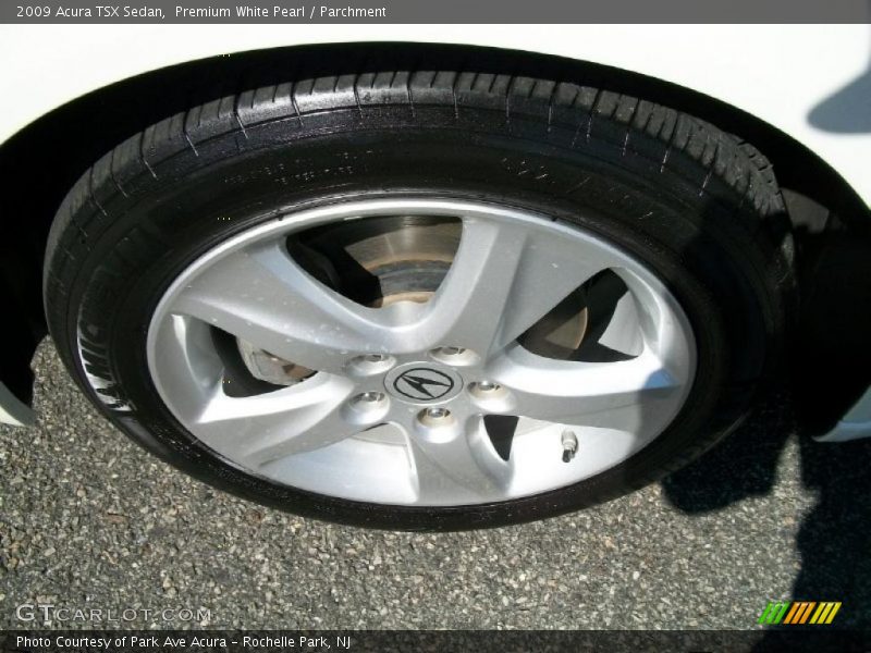 Premium White Pearl / Parchment 2009 Acura TSX Sedan