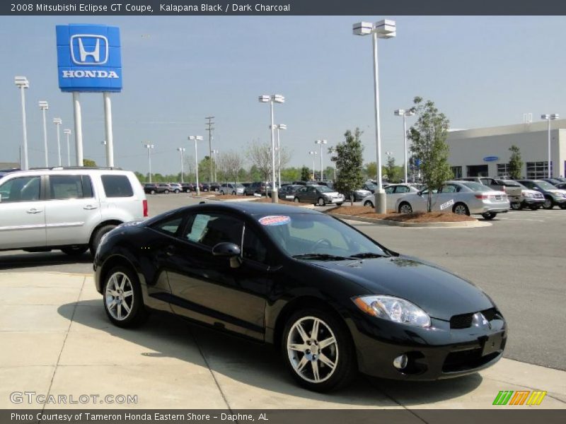 Kalapana Black / Dark Charcoal 2008 Mitsubishi Eclipse GT Coupe
