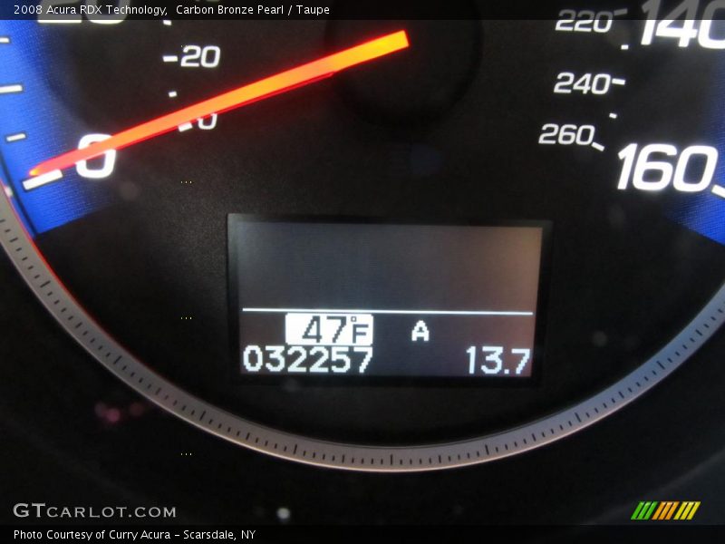 Carbon Bronze Pearl / Taupe 2008 Acura RDX Technology