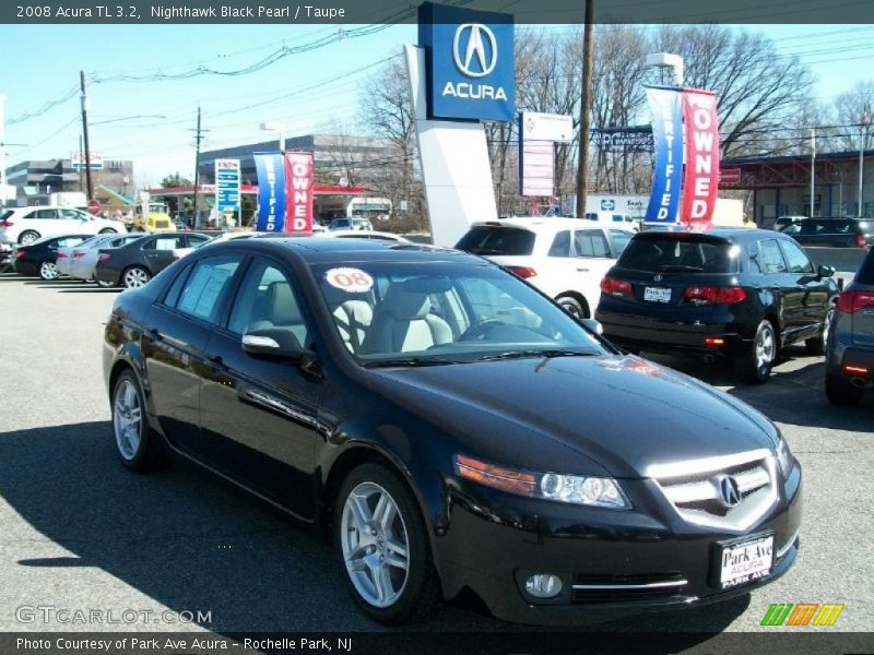 Nighthawk Black Pearl / Taupe 2008 Acura TL 3.2