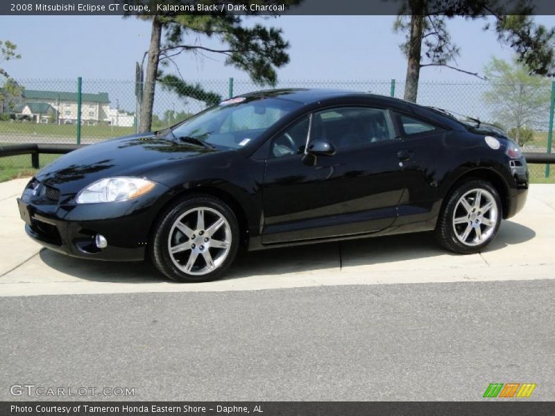 Kalapana Black / Dark Charcoal 2008 Mitsubishi Eclipse GT Coupe