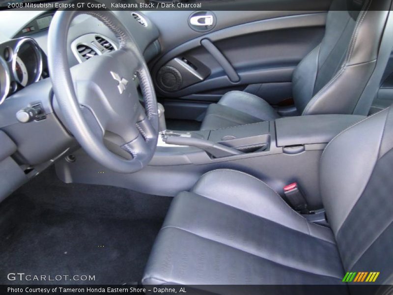 2008 Eclipse GT Coupe Dark Charcoal Interior