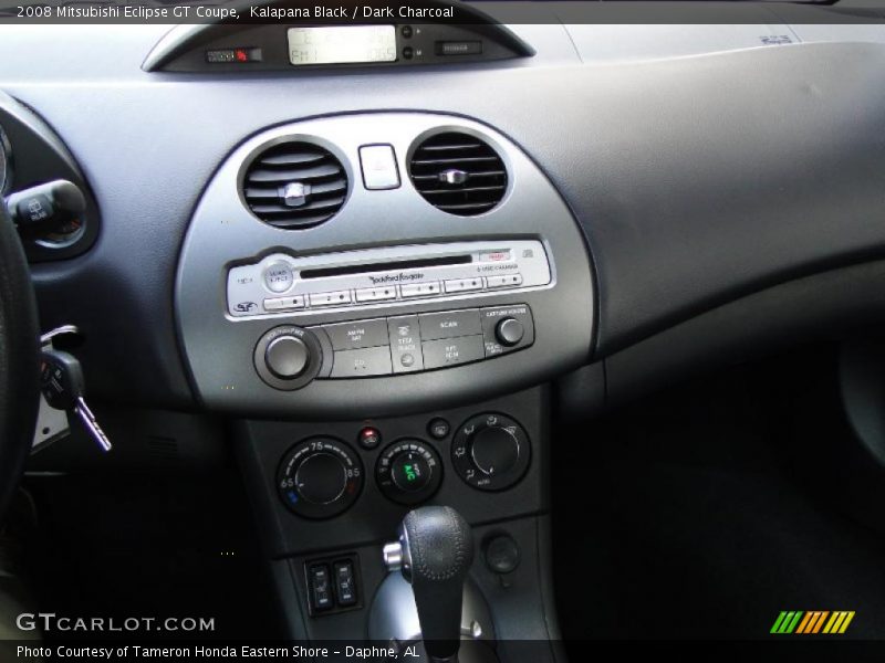 Controls of 2008 Eclipse GT Coupe