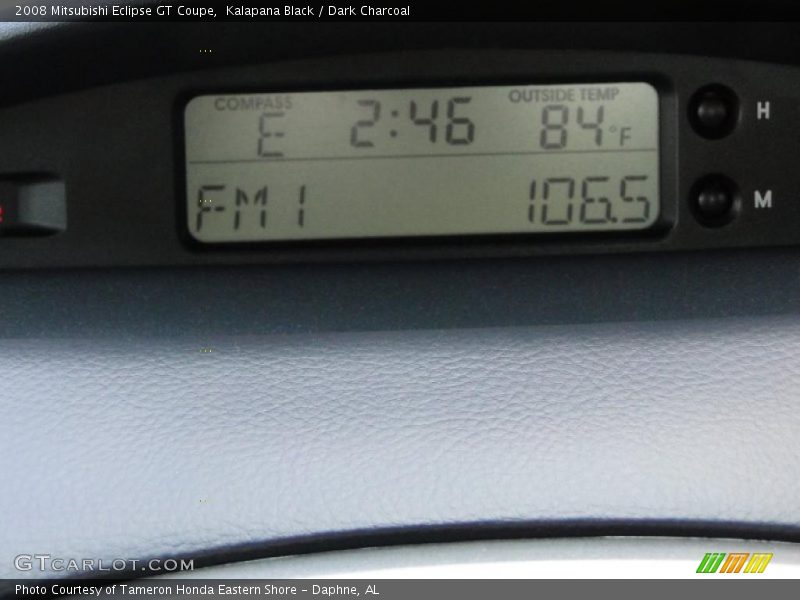 Kalapana Black / Dark Charcoal 2008 Mitsubishi Eclipse GT Coupe