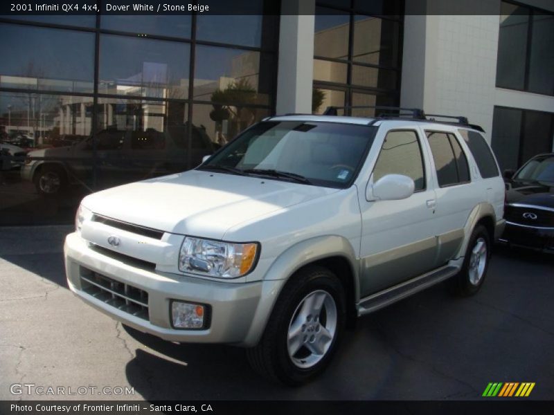 Dover White / Stone Beige 2001 Infiniti QX4 4x4