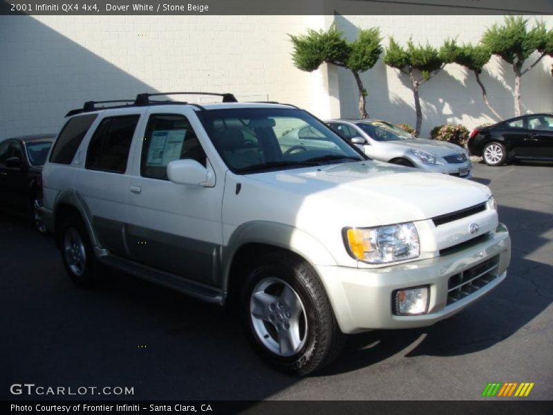 Dover White / Stone Beige 2001 Infiniti QX4 4x4
