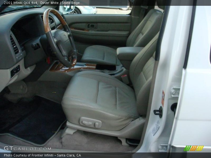 Dover White / Stone Beige 2001 Infiniti QX4 4x4