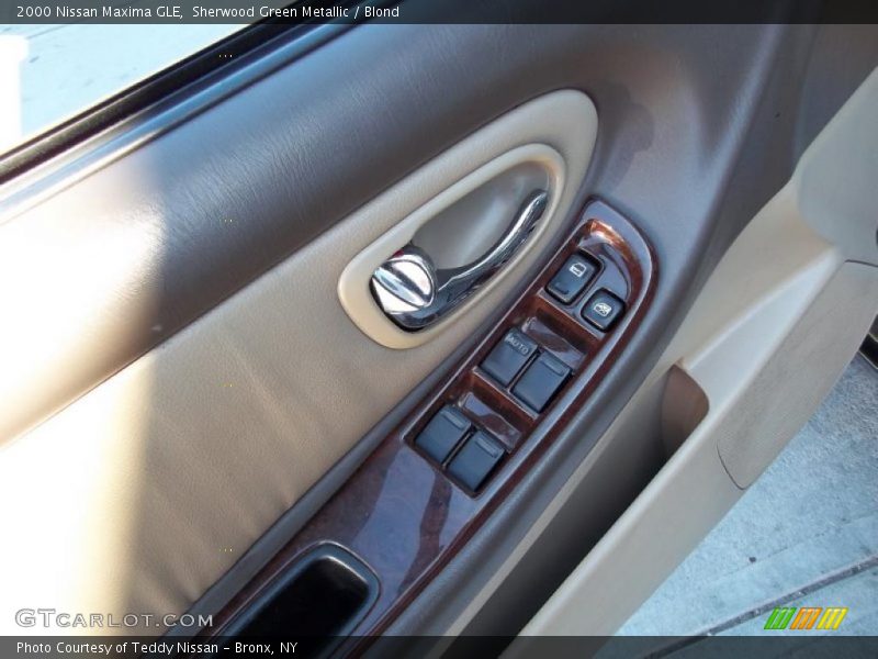 Sherwood Green Metallic / Blond 2000 Nissan Maxima GLE
