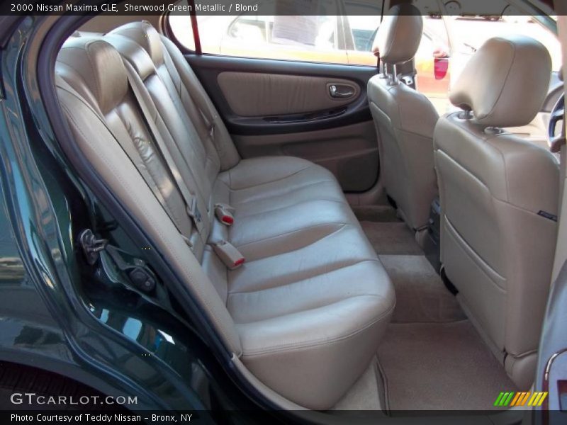 Sherwood Green Metallic / Blond 2000 Nissan Maxima GLE