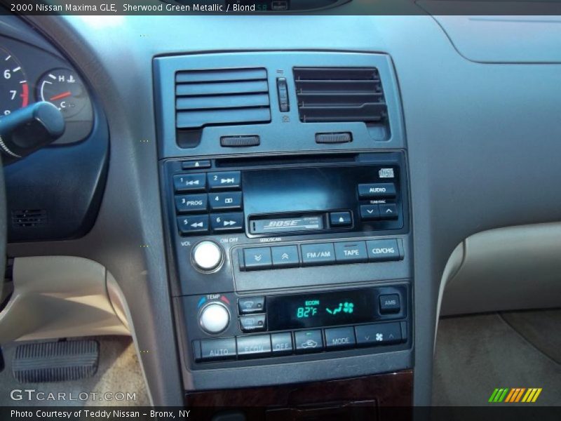 Sherwood Green Metallic / Blond 2000 Nissan Maxima GLE