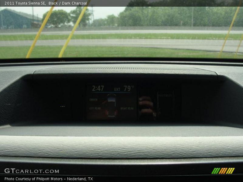Black / Dark Charcoal 2011 Toyota Sienna SE