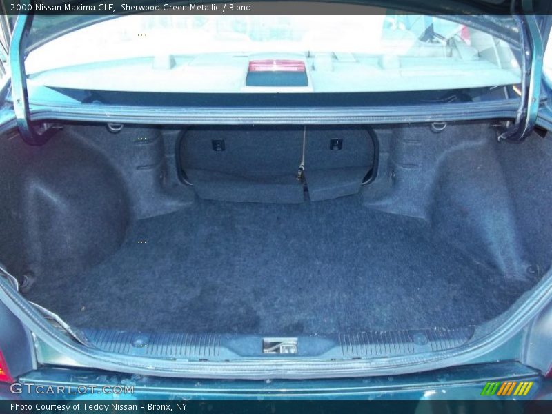 Sherwood Green Metallic / Blond 2000 Nissan Maxima GLE