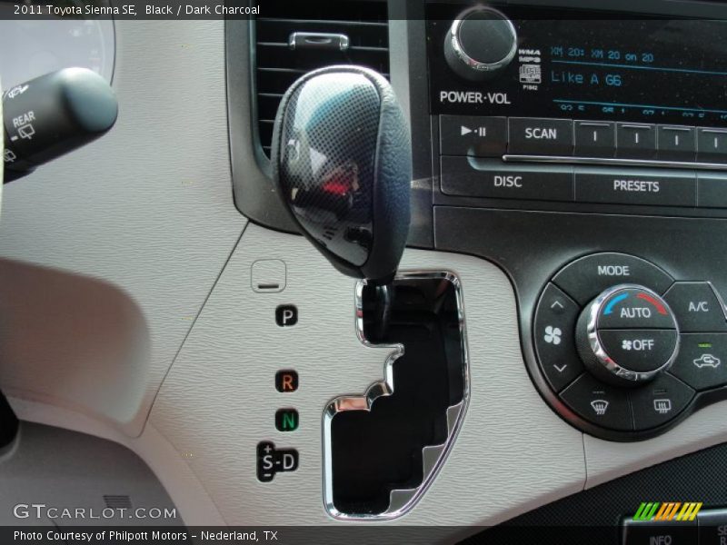  2011 Sienna SE 6 Speed ECT-i Automatic Shifter
