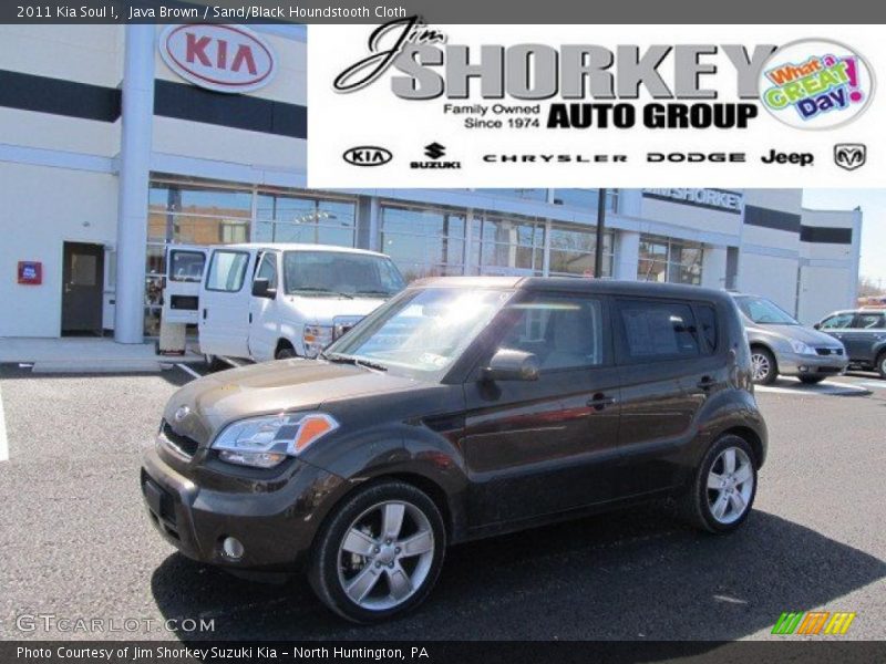 Java Brown / Sand/Black Houndstooth Cloth 2011 Kia Soul !