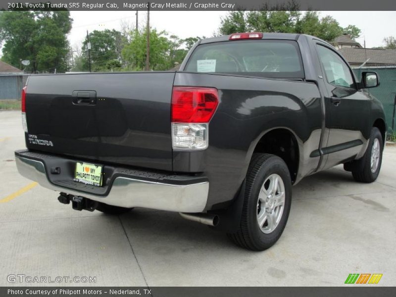 Magnetic Gray Metallic / Graphite Gray 2011 Toyota Tundra SR5 Regular Cab
