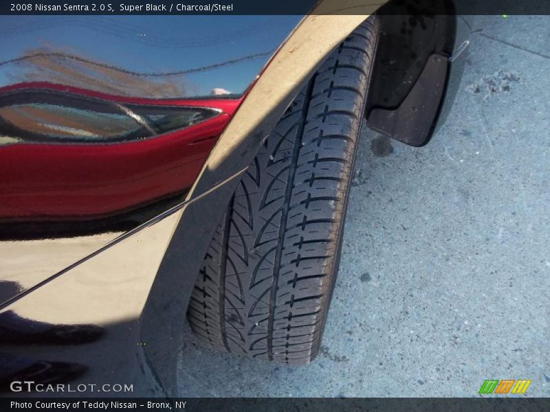 Super Black / Charcoal/Steel 2008 Nissan Sentra 2.0 S