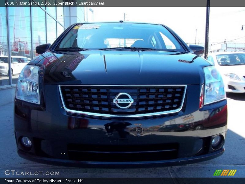 Super Black / Charcoal/Steel 2008 Nissan Sentra 2.0 S