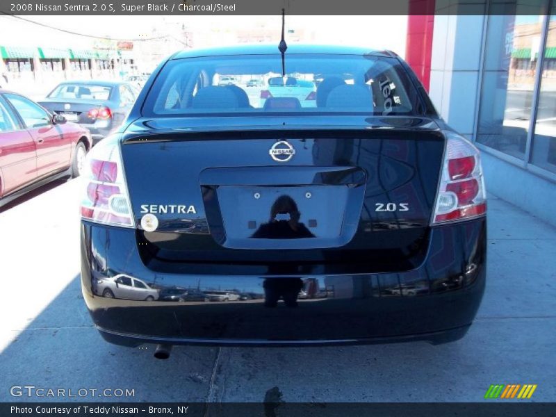 Super Black / Charcoal/Steel 2008 Nissan Sentra 2.0 S