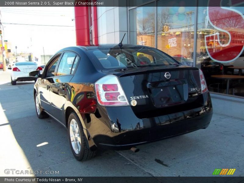 Super Black / Charcoal/Steel 2008 Nissan Sentra 2.0 S