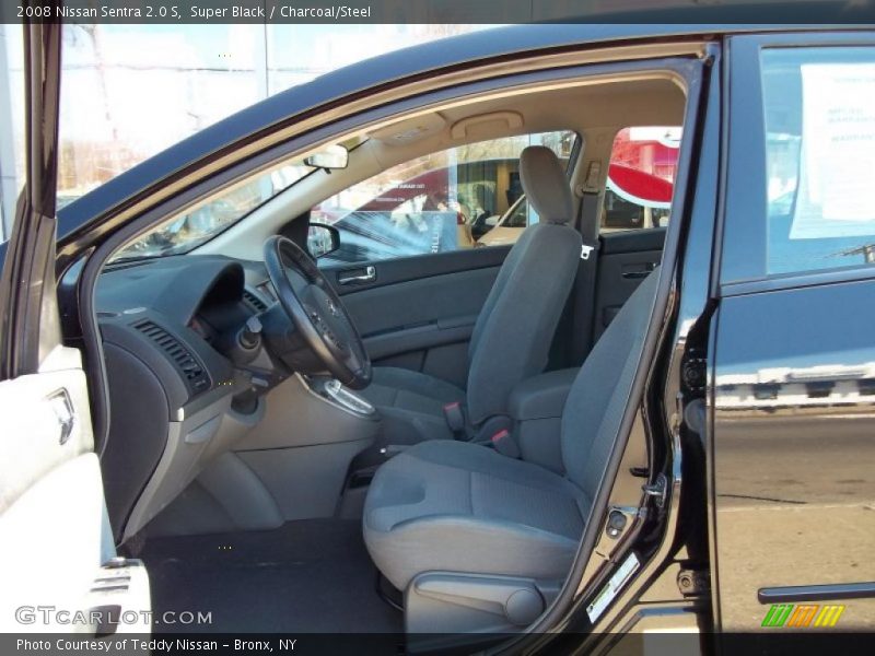 Super Black / Charcoal/Steel 2008 Nissan Sentra 2.0 S