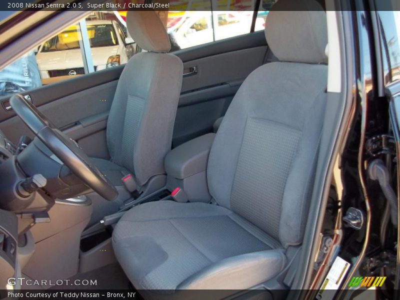 Super Black / Charcoal/Steel 2008 Nissan Sentra 2.0 S