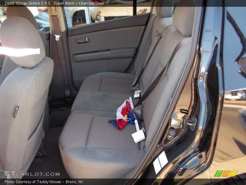Super Black / Charcoal/Steel 2008 Nissan Sentra 2.0 S