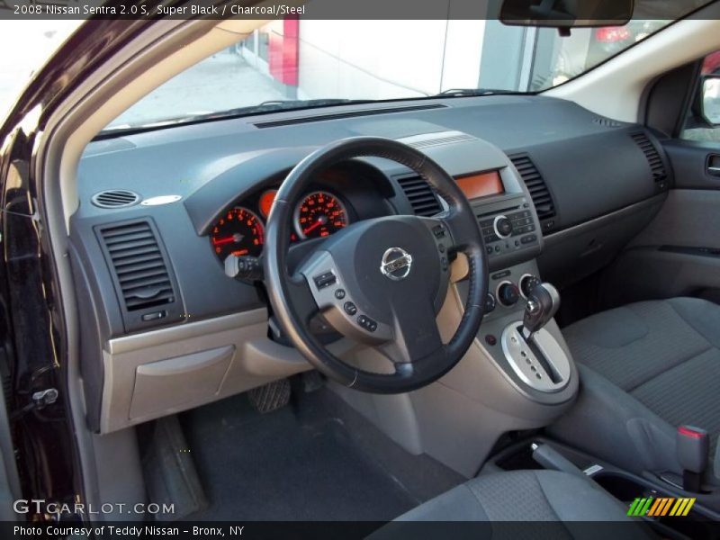 Super Black / Charcoal/Steel 2008 Nissan Sentra 2.0 S