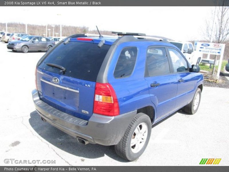 Smart Blue Metallic / Black 2008 Kia Sportage LX V6 4x4