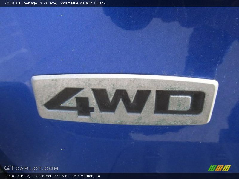 Smart Blue Metallic / Black 2008 Kia Sportage LX V6 4x4