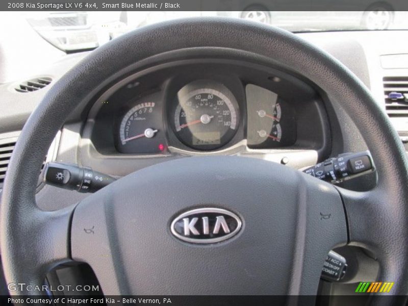 Smart Blue Metallic / Black 2008 Kia Sportage LX V6 4x4