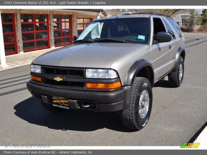 Light Pewter Metallic / Graphite 2003 Chevrolet Blazer LS ZR2 4x4