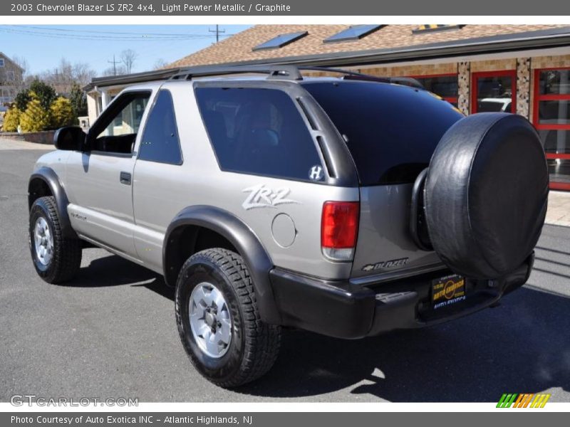 Light Pewter Metallic / Graphite 2003 Chevrolet Blazer LS ZR2 4x4