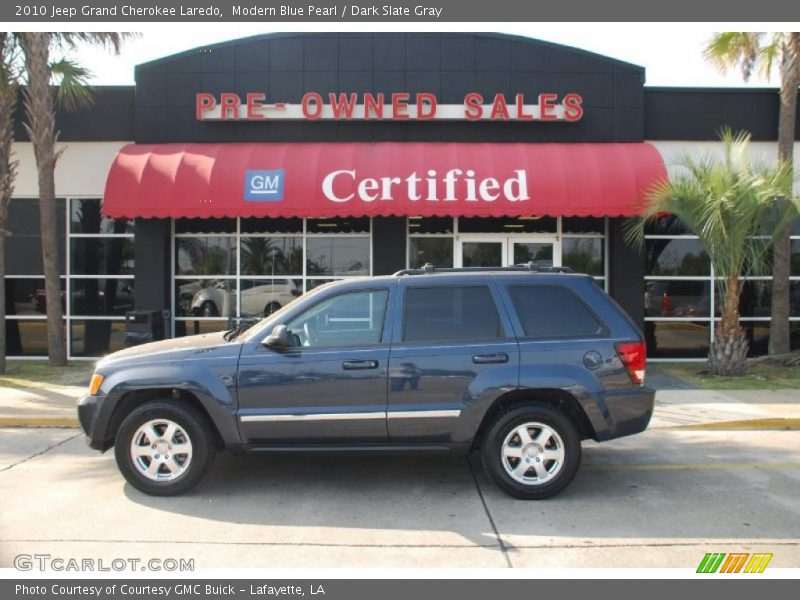 Modern Blue Pearl / Dark Slate Gray 2010 Jeep Grand Cherokee Laredo