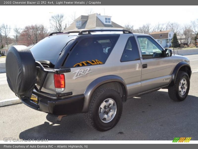 Light Pewter Metallic / Graphite 2003 Chevrolet Blazer LS ZR2 4x4