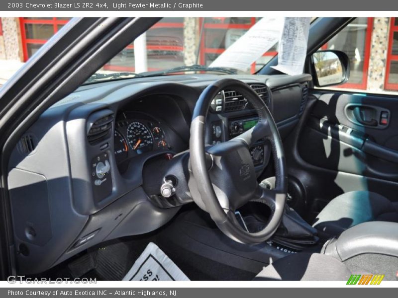 Light Pewter Metallic / Graphite 2003 Chevrolet Blazer LS ZR2 4x4