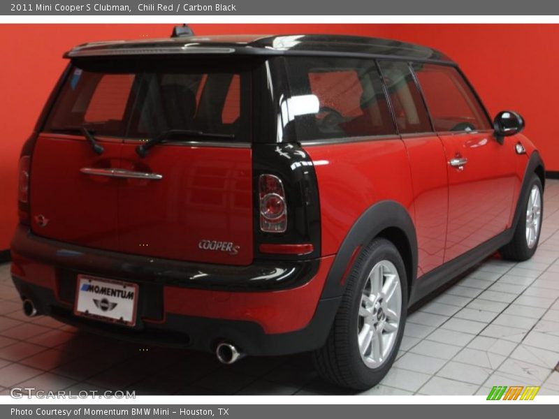 Chili Red / Carbon Black 2011 Mini Cooper S Clubman