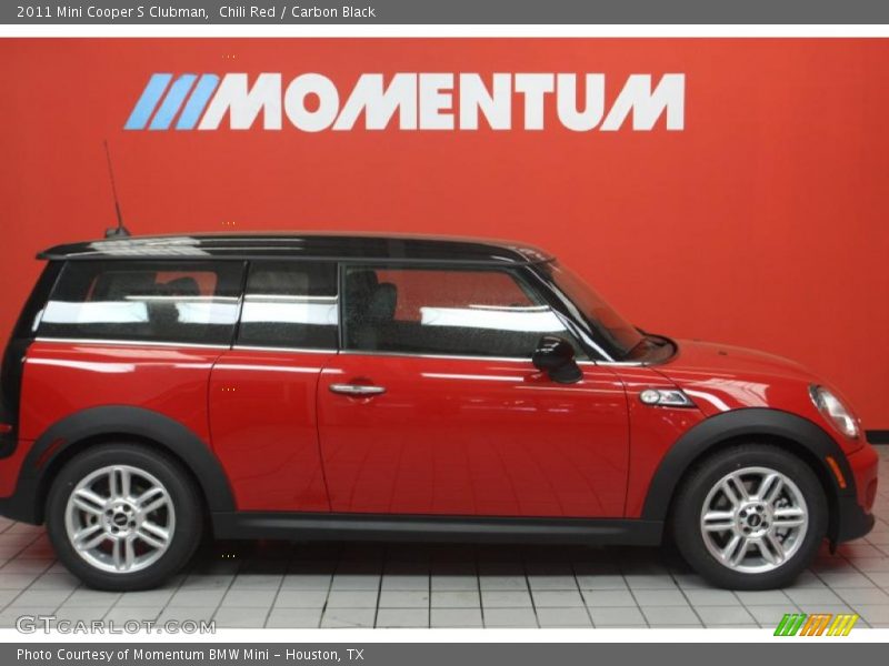 Chili Red / Carbon Black 2011 Mini Cooper S Clubman