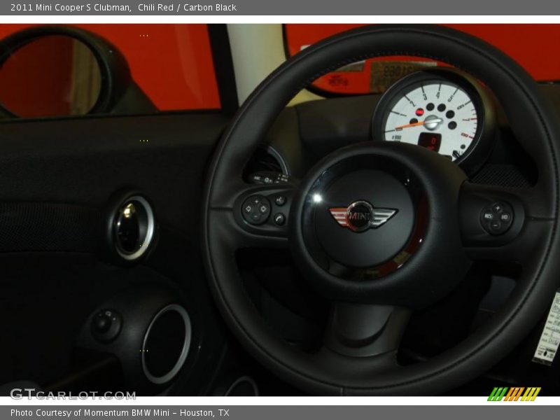 Chili Red / Carbon Black 2011 Mini Cooper S Clubman