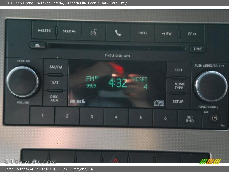 Modern Blue Pearl / Dark Slate Gray 2010 Jeep Grand Cherokee Laredo