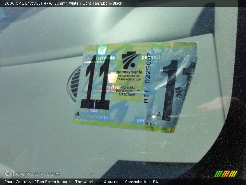 Summit White / Light Tan/Ebony Black 2006 GMC Envoy SLT 4x4