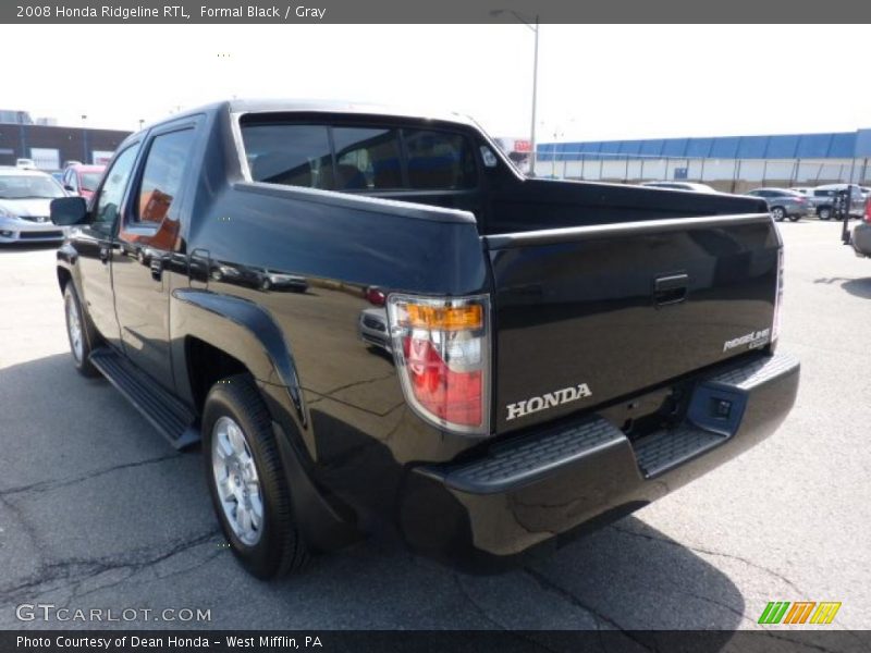 Formal Black / Gray 2008 Honda Ridgeline RTL